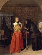 Jan Steen Bathsheba Receiving David-s Letter oil painting reproduction